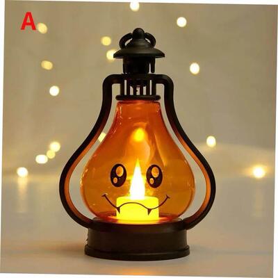 Horror Halloween LED Wind Light Portable Pumpkin Ghost LED