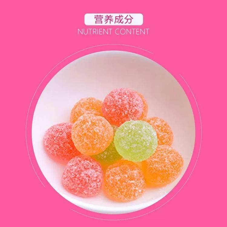 酷滋魔吉维C果C软糖68g什锦味网红儿童怀旧果汁水果味q糖休闲零食