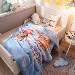 披肩毯 花卡通印花儿童云毯 多功能毯批发 大版 2022新款