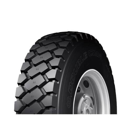 双钱11.00R20-18PRRLB800全钢子午线块花耐磨轮胎含内胎垫带轮胎