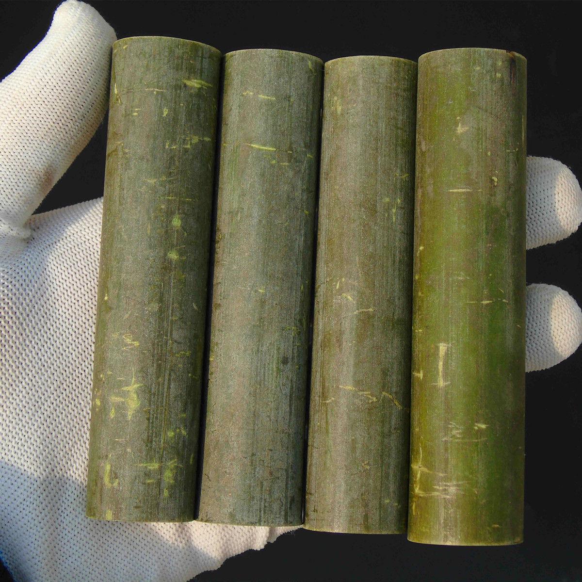 实心玉竹毛料已煮干料DIY自制文玩手把件原材料高密度阴干鱼子纹