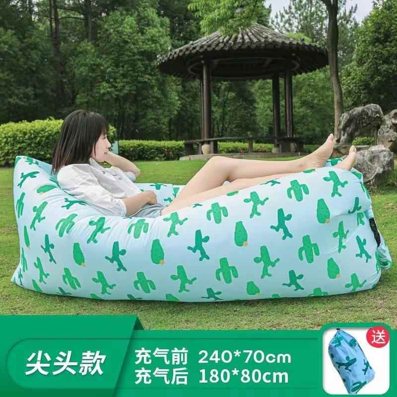 充气沙发单人便携音乐节道具可爱躺椅懒人空气座椅小型户外凳便携