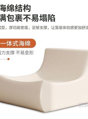 懒人红沙发毛毛虫沙发椅阳台躺AGD卧网卧可室人小沙单发榻榻米躺