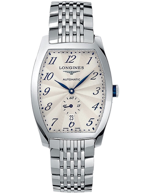 [9.8新/拍卖]浪琴制表传统精钢自动机械手表男L2.642.4.73.6