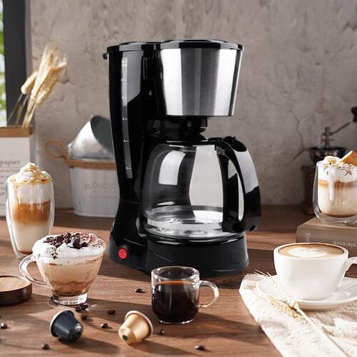 Stainless Steel 1.5L Anti-dry Stainless Steel Coffee Maker
