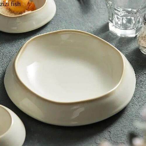 Ceramic Dinner Plate Family Steak Plate Pasta Plates
