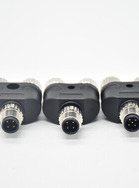 器西赛姆M2通连接 NMEA 2000 船用系列 1转接头Y型传感M12-4芯三