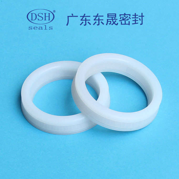 东晟弹簧增强型泛塞封 空压机耐高温四氟PTFE密封件旋转密封圈