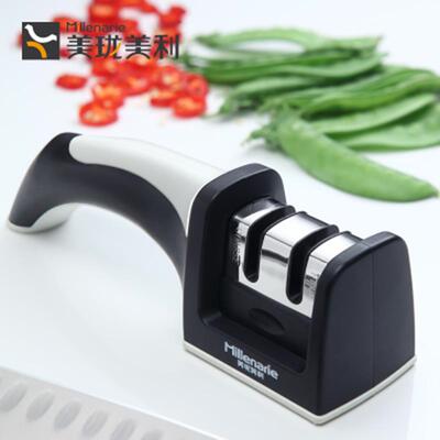 正品采购产品梅龙丽房家用磨刀器美，厨油石，钨刀钢，厨房磨器，
