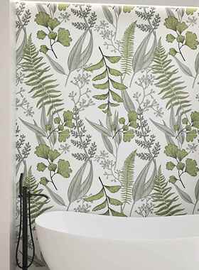 法连式网红纹植墙物花鸟燕子-砖瓷砖600x12花00奶油风卫生间砖花