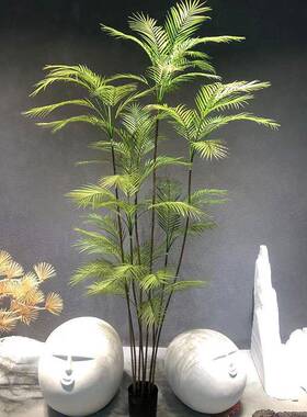 你仿真植尾葵绿假绿植散迷葵盆栽YS-06121带盆散尾葵客厅绿植仿真