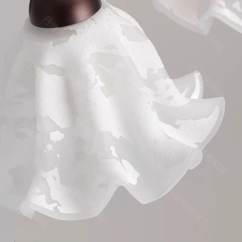 铃花壁灯美式复古走灯玻璃罩吊灯法式廊氛围餐厅138卧室感灯玄关