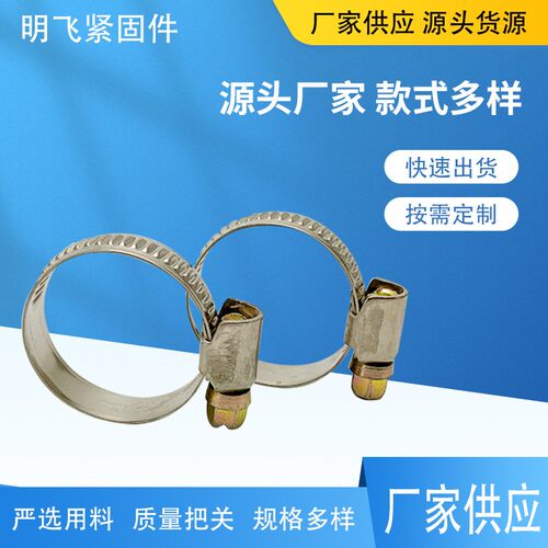 9MM宽德式喉箍201水管抱箍不锈钢 厂家供应