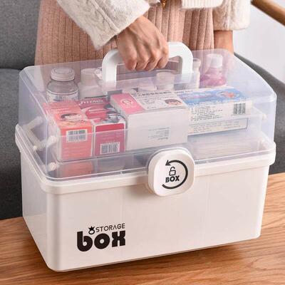 dries Organizer Folding Medicine Chest Storage First Aid Kit