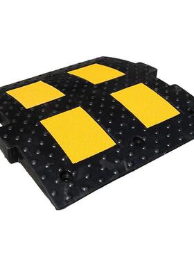 欧式橡胶减速带60cm90cm宽加宽厚道路斜坡汽车缓冲带限速板减速垄