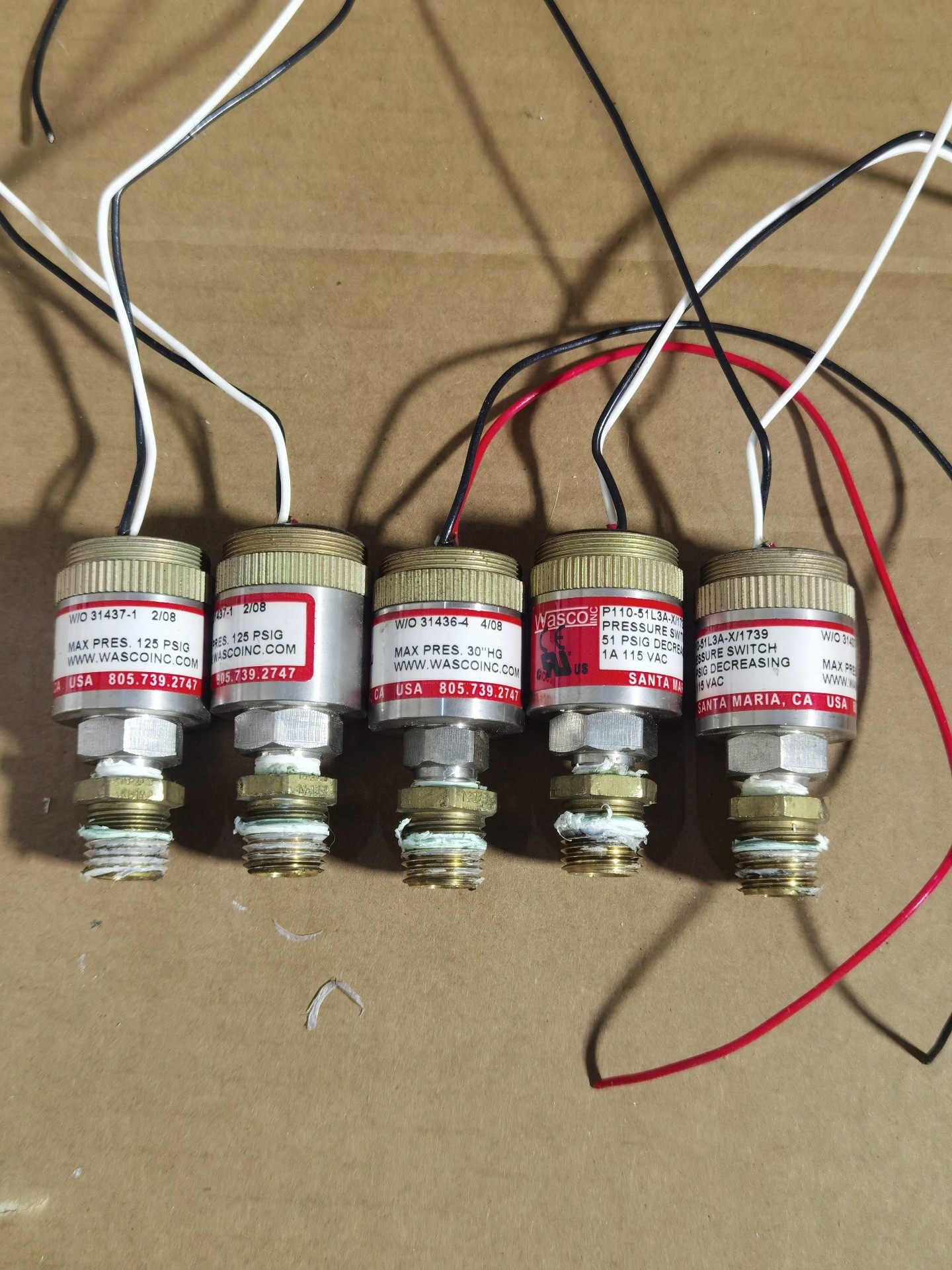 WASCO美国传感器 V110-31L3C-X/9193