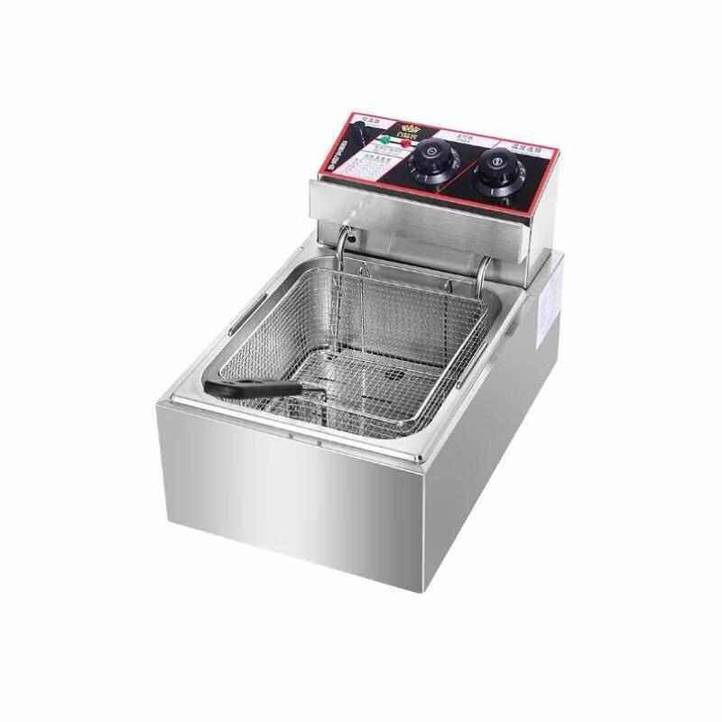 苏勒油炸锅商用电炸炉单缸油炸机双缸多功能煮面炉电炸锅摆摊油条