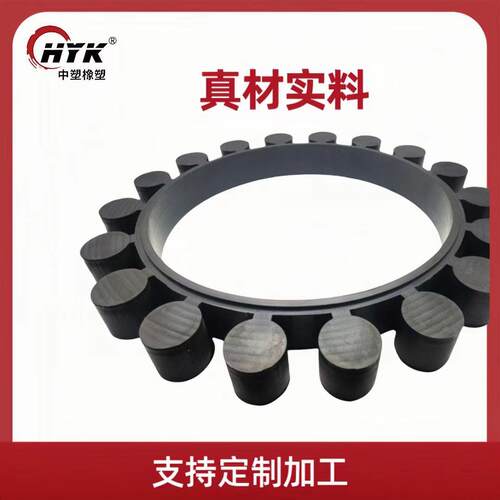 YOX1000/1150/1250大型梅花垫厂家供应橡胶减震梅花弹性梅花胶圈