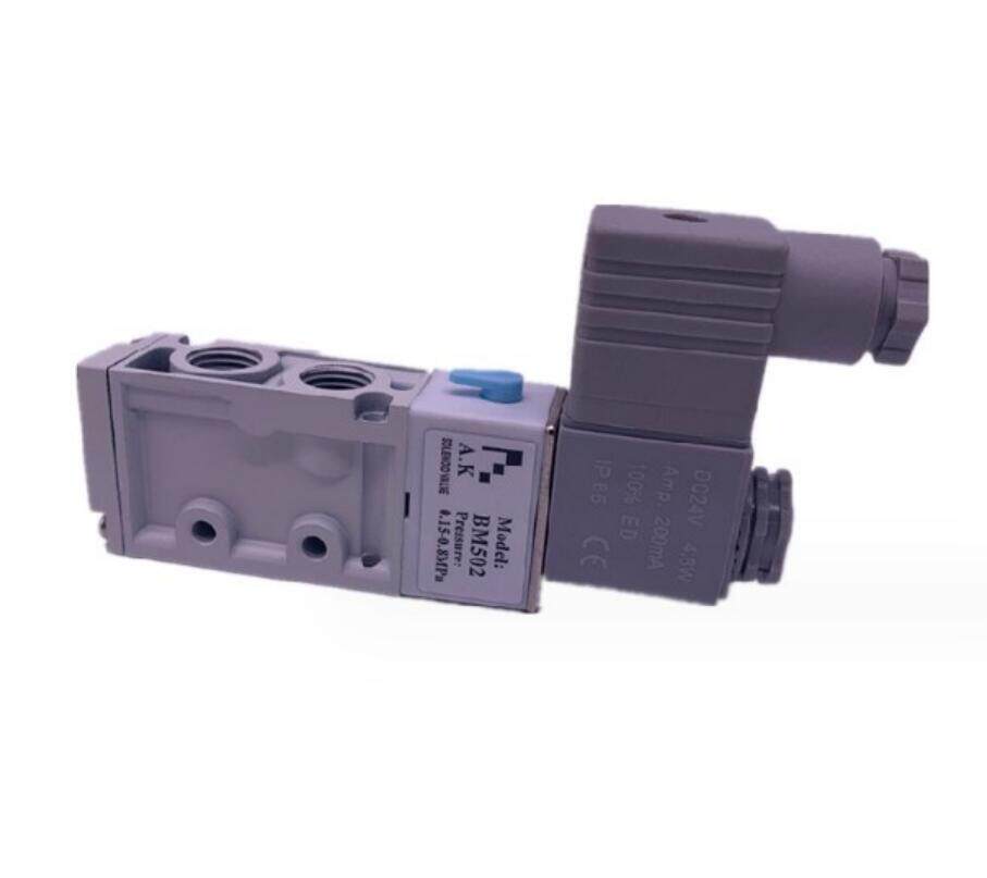 pneumatic电控换向阀电磁阀pm502 bm502线轴气动分配器阀