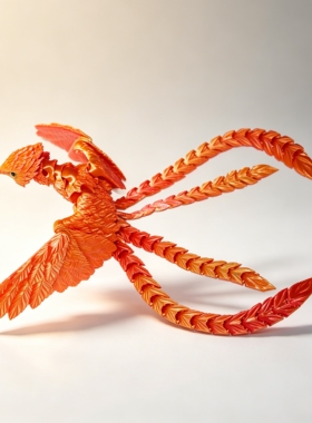 打印打印玩具仿真神鸟3D模型摆件