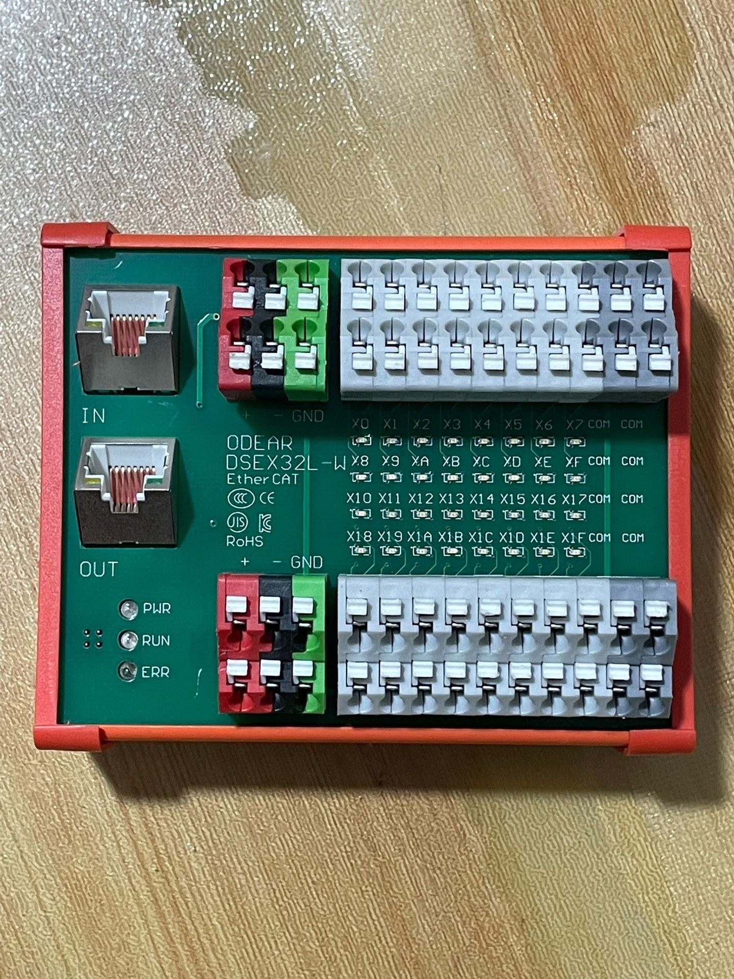 台湾ODEAR欧迪尔接线模块 DSEX32L-W 实物拍摄，