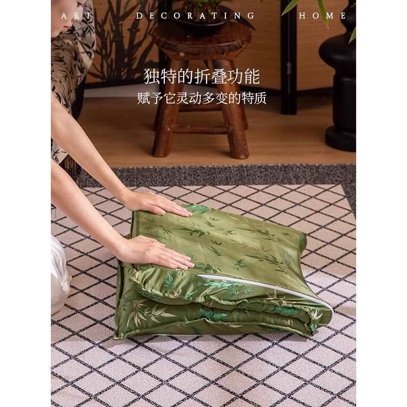 家用2025374榻米靠久背坐垫坐床上折叠椅不占地榻卧室飘子窗懒人