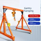 龙门吊起重机厂家新款 吊机移动小型家用工字钢吊架定制龙门架