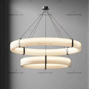 设计师新款现代简约风客厅餐厅休闲区创意酒店宴会厅时尚亚克力灯