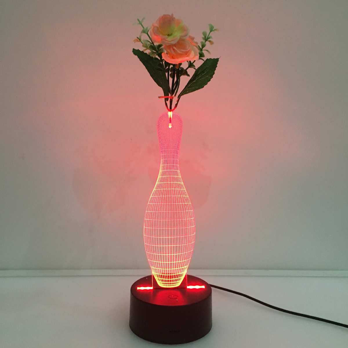 插花摆件小盆灯灯花爱心灯情人节床头led七彩浪漫视觉夜婚庆灯,家装灯饰光源,小夜灯,淘宝优惠券,粉丝福利购,淘宝优惠卷