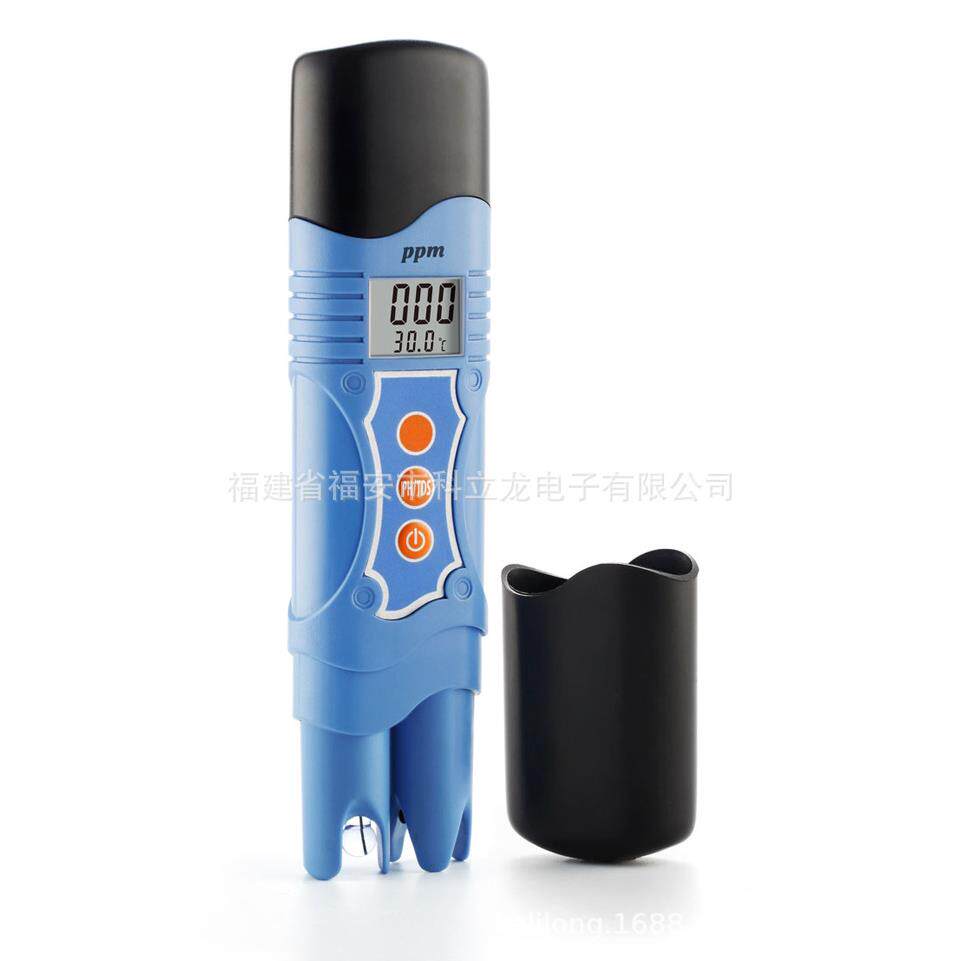 笔式 pH/TDS和温度三合一电导笔纯净水处理饮料水族通用仪器