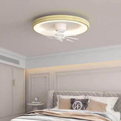 新款吸顶摇头风扇灯智能遥控卧室灯静音家用吊扇灯客厅灯电扇灯具