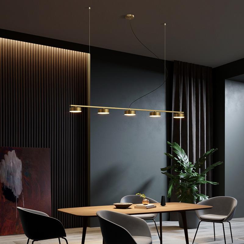 餐厅吊全铜灯具现代简约餐灯CH8320/D个吧台吊灯创灯意性厅客厅吊