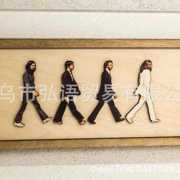 新款创意立体相框装饰卡通人物装饰画墙壁装饰立体人物厂家图片