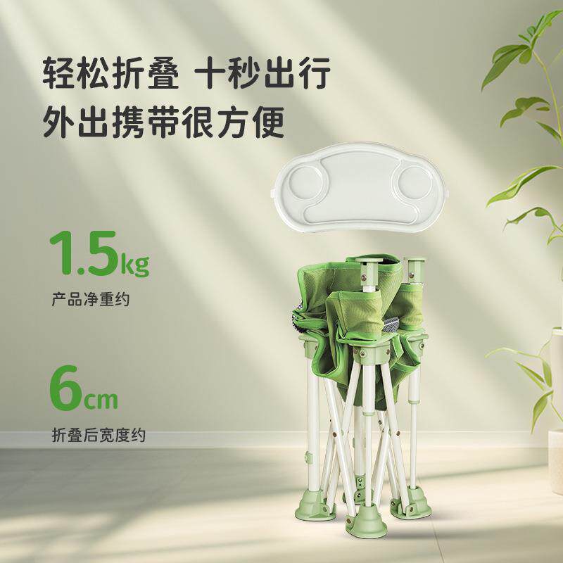 儿童餐椅便携式可折叠宝宝吃饭桌椅矮款可调节高低家用婴幼儿餐椅