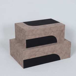 批发大容量家居饰品收纳盒子软装客厅卧室珠宝木质首饰盒玄关摆件