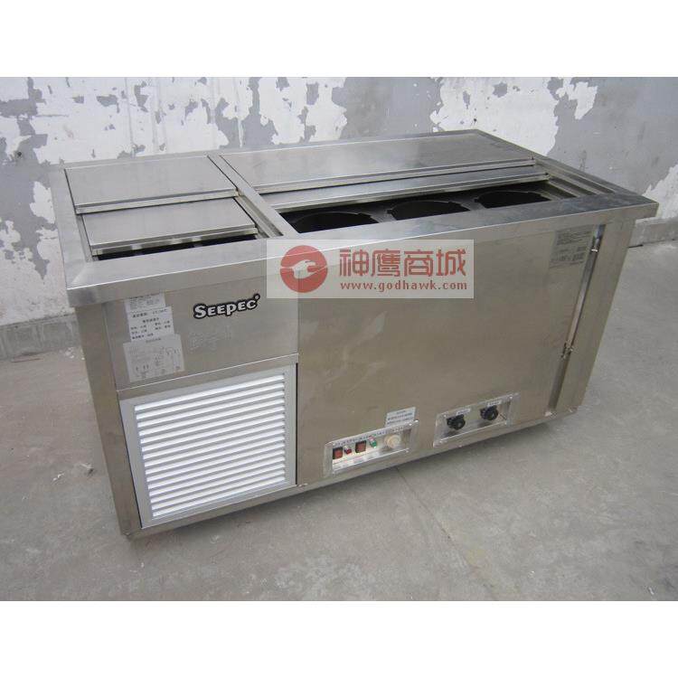 不锈钢水吧设备六桶冷热两用冰箱SE-038585Z甜品店设备
