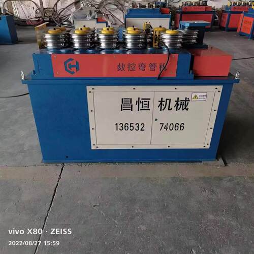 数控大棚弯管机 彩钢压瓦机厂家H钢九轮折弯机