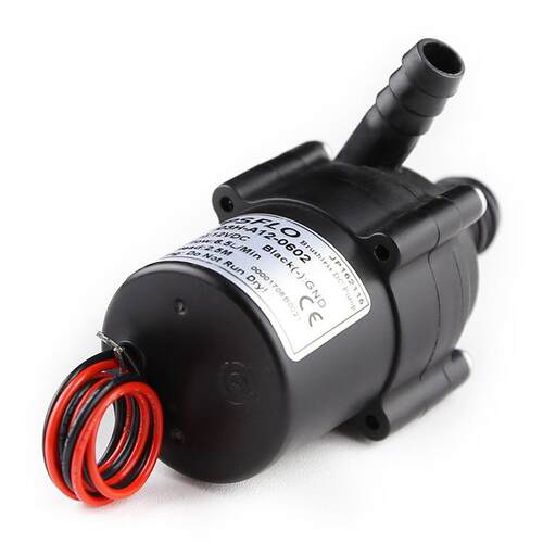 12v型直UMJ流潜水泵循环水泵设却备冷循微环水泵4v即热开2水器水