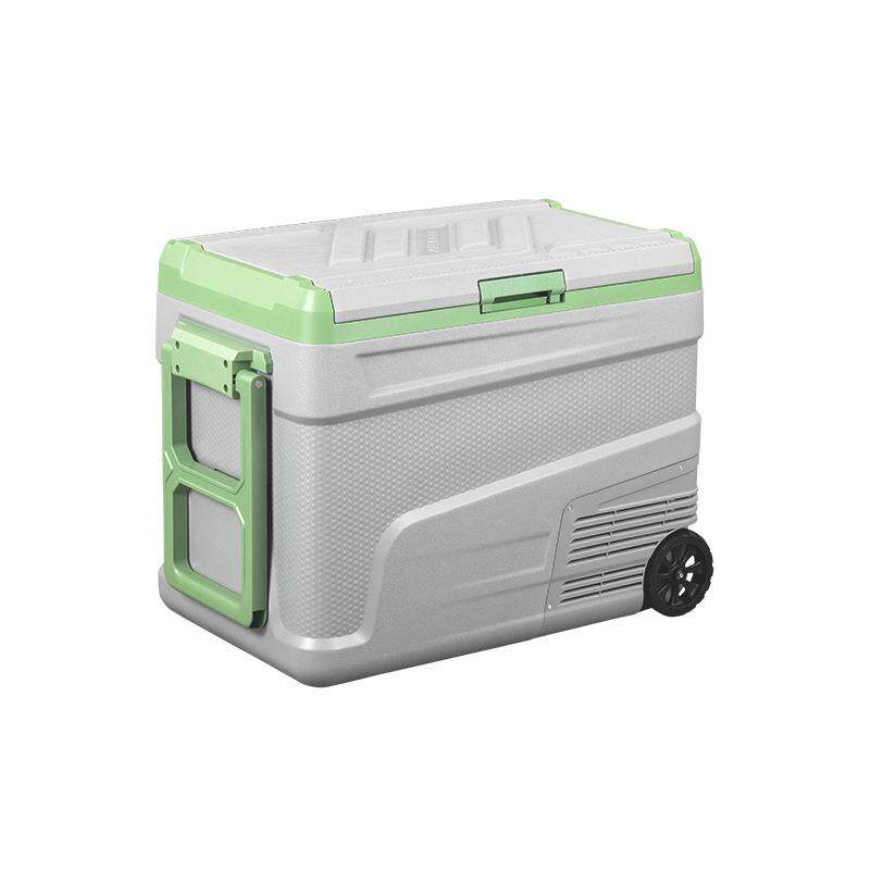 冰虎车载冰箱压缩机制冷12V24V双开门双温双控车家两用小冰箱