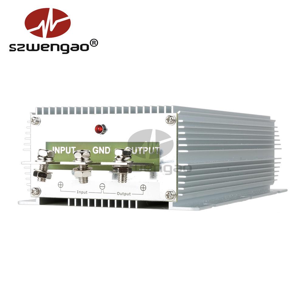 【工厂直销】12V转24V 40A大功率直流升压电源960W车载防水稳压器