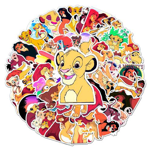 10/30/50PCS The Lion King Animated Movie Graffiti Stickers D