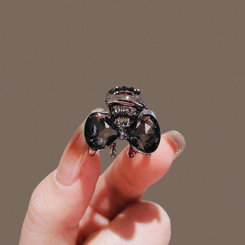 日韩新款夹子头饰发夹女夏仿水晶蝴蝶结抓夹小号刘海夹前额碎发抓,家庭/个人清洁工具,盘发器,淘宝优惠券,粉丝福利购,淘宝优惠卷