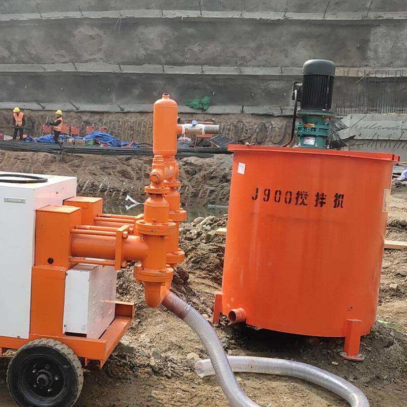 砂浆搅拌桶小型注浆灌浆制浆机单层水泥浆搅拌桶立式双层水泥灰浆