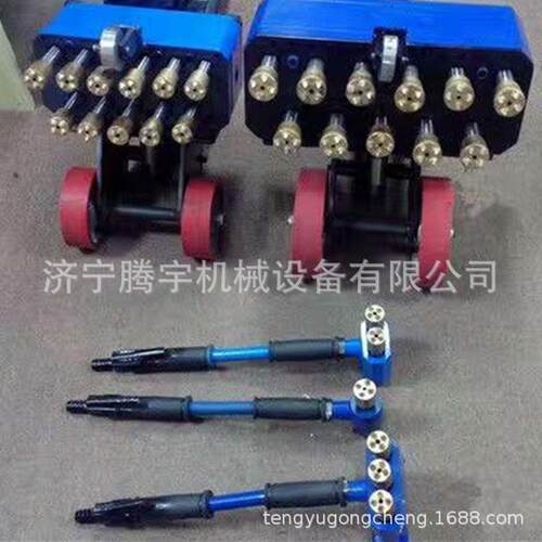 11个头手推式地面凿毛机路面凿毛头加强型混凝土凿毛机