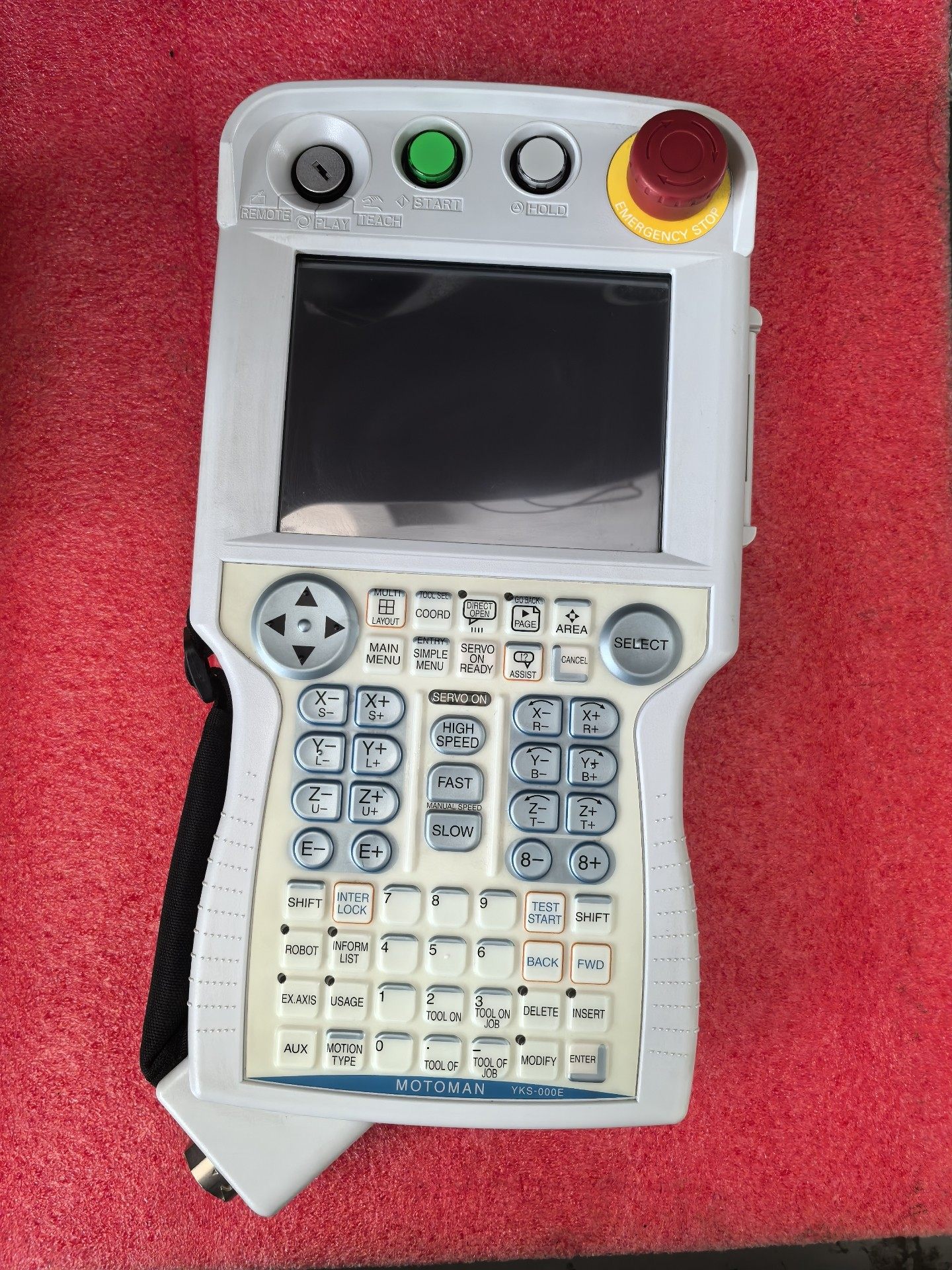 安川示教器JZRCR-YPP01-1，成色如图，全新原装货，