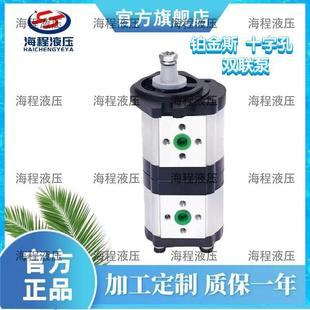 雷沃 锥键双联泵齿轮泵液压泵