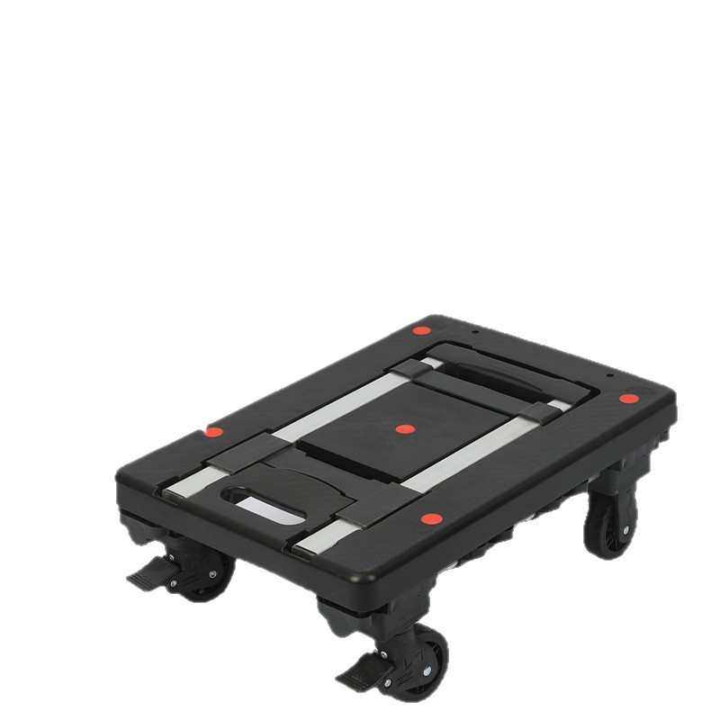 折叠手拉车铝合金便携家用手推车搬运车拉货小平板车静音小推车,收纳整理,便携购物车,淘宝优惠券,粉丝福利购,淘宝优惠卷