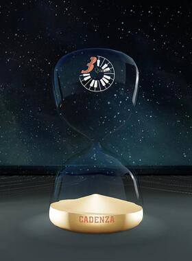 【Cadenza出品】创意沙漏音乐元素45分钟计时器乐器摆件装饰礼物