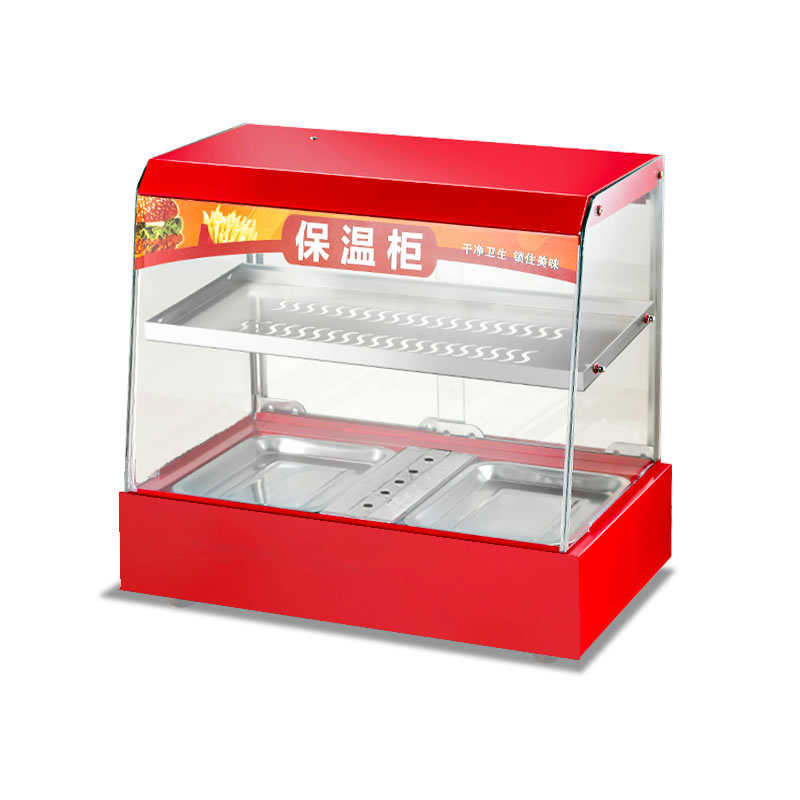 商用保温柜加热恒温箱板栗蛋挞面包玻璃熟食柜食品小型展示柜台式