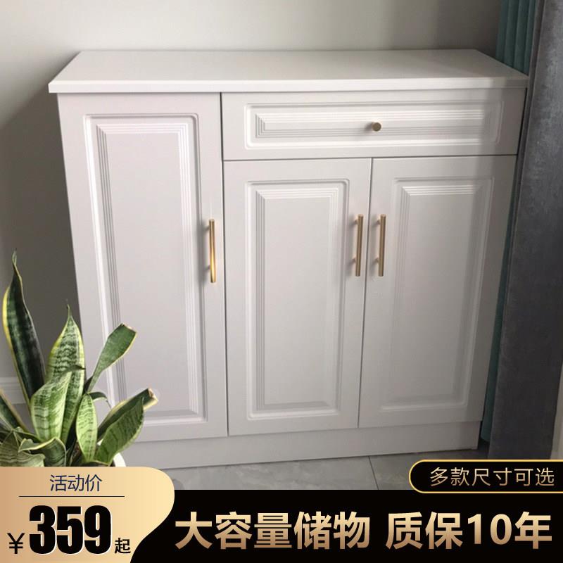 轻奢鞋柜家用门口大容量收纳柜简约现代门厅柜入户收纳进门玄关柜